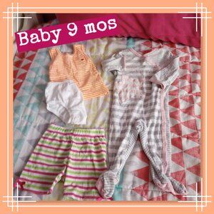 Striped Baby Clothing Set